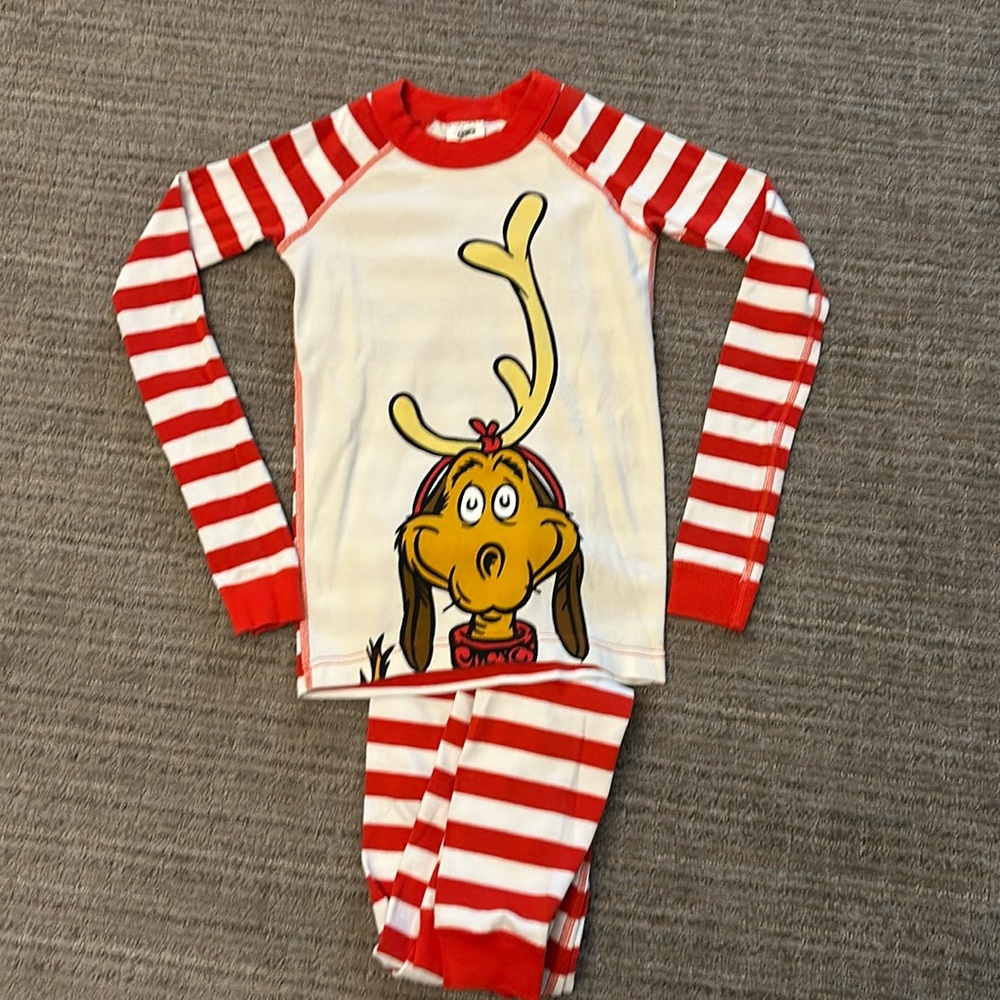 Hanna Andersson Grinch kids pajamas